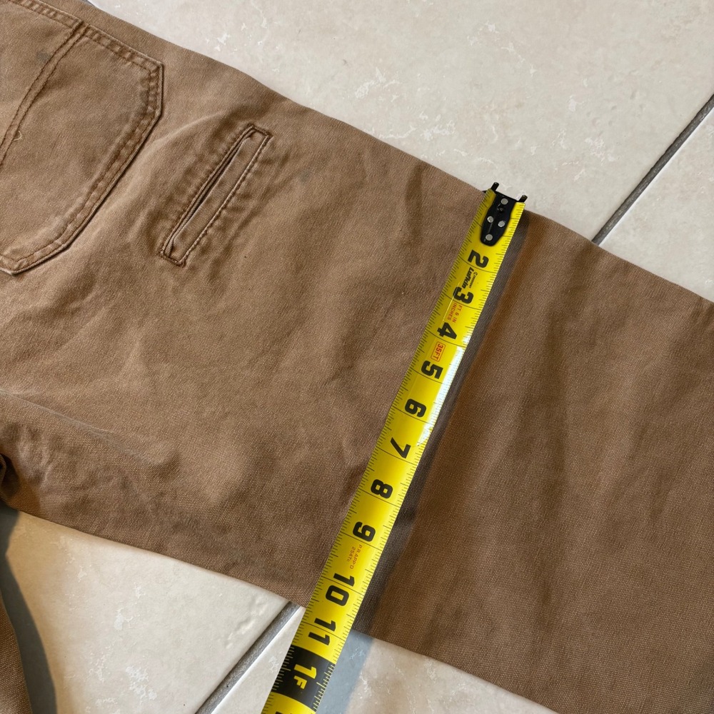 Dickies Mens Brown Duck Canvas Carpenter Pants 32x32 Workwear Trousers - Picture 9 of 9